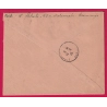 N°602 713 RECOMMANDE PROVISOIRE SEREMANGE ERZANGE MOSELLE 1945 POUR STRASBOURG 1945 LETTRE COVER