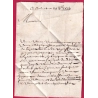 LETTRE DE ANDUZE GARD DE 1660 POUR SAUVE  LETTRE COVER