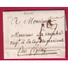 MARQUE MANUSCRIT ANDUZE 1782 POUR FIGEAC LOT INDICE 12 LETTRE COVER