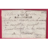 MARQUE P29P AIGUEMORTES GARD 38 X 17 INDICE 16 POUR NEVERS NIEVRE LETTRE COVER FRANCE