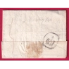 MARQUE P64P BAYONNE BASSES PYRENEES 1828 POUR TONNEINS LOT ET GARONNE 1828 INDICE 10 LETTRE COVER FRANCE