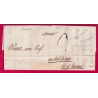 CURSIVE 32 GRIGNOLS GIRONDE 1849 BOITE RURALE D LERM POUR PORT DE PASCAU LOT ET GARONNE LETTRE COVER FRANCE