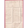 N°4 PC 628 CAD TYPE 14 CASTELJALOUX 1852 POUR AGEN INDICE 17 LETTRE COVER
