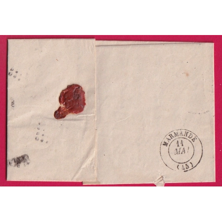N°22 GC 750 CASTELJALOUX LOT ET GARONNE BOITE RURALE D LEYRITZ MONCASSIN POUR MARMANDE LETTRE COVER