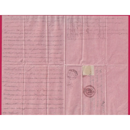 TENTATIVE ENTREE SIEGE DE PARIS N°29 GC 2795 PAU BASSES PYRENEES 5 OCT 1870 POUR PARIS LETTRE COVER