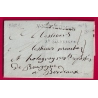 MARQUE VILLENEUVE D'AGEN LOT ET GARONNE 1791 LENAIN N°3 INDICE 11 TEXTE ST SILVESTRE POUR BORDEAUX LETTRE COVER FRANCE