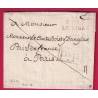 MARQUE P29P LE VIGAN GARD EN ROUGE 31X10 INDICE 12 1818 POUR PARIS LETTRE COVER FRANCE