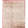 MARQUE P29P LE VIGAN GARD EN ROUGE 31X10 INDICE 12 1818 POUR PARIS LETTRE COVER FRANCE