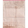 MARQUE P29P LE VIGAN GARD EN ROUGE 31X10 INDICE 12 1818 POUR PARIS LETTRE COVER FRANCE