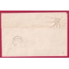 FRANCHISE LE PROCUREUR IMPERIAL A FONTAINEBLEAU SEINE ET MARNE 1853 POUR SAMOIS LETTRE COVER