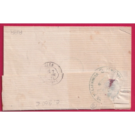 CAD TYPE 24 EN BLEU VILLARS DU VAR ALPES MARITIMES FRANCHISE LE MAIRE DE MALAUSSENE 1871 POUR NICE LETTRE COVER