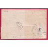 CAD TYPE 24 EN BLEU VILLARS DU VAR ALPES MARITIMES FRANCHISE LE MAIRE DE MALAUSSENE 1871 POUR NICE LETTRE COVER