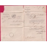 CAD TYPE 24 EN BLEU VILLARS DU VAR ALPES MARITIMES FRANCHISE LE MAIRE DE MALAUSSENE 1871 POUR NICE LETTRE COVER