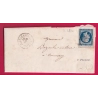 N°14 COIN DE FEUILLE TTB PC 3580 VIGNEULLES MEUSE BOITE RURALE Q2 ST MAURICE SOUS LES COTES COMMERCY LETTRE COVER