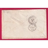 N°22 PAIRE GC 1252 CUISE LA MOTTE OISE CAD TYPE 22 POUR BRIGHTON ANGLETERRE 1863 LETTRE COVER