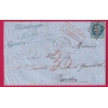 N°29 GC 2062 NANTES LOIRE INFERIEURE TAXE 30 AFFRANC INSUFF POUR COUVET SUISSE 28 OCT 1870 PENDANT LE SIEGE LETTRE COVER