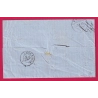 N°29 GC 2062 NANTES LOIRE INFERIEURE TAXE 30 AFFRANC INSUFF POUR COUVET SUISSE 28 OCT 1870 PENDANT LE SIEGE LETTRE COVER