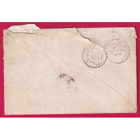 N°29 GC 6095 CAD TYPE 24 LE MESNIL ST DENIS SEINE ET OISE INDICE 14 LETTRE COVER