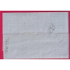 N°60 AJACCIO BATEAU A VAPEUR CORSE 1873 POUR MARSEILLE LETTRE COVER