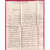 MARQUE VALENCE D'AGEN EN ROUGE 1767 NON SIGNALE PAR LENAIN POUR TOULOUSE LETTRE COVER FRANCE