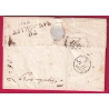 MARQUE 72 RAMBOUILLET SEINE ET OISE UTILISE EN DEBOURSE DEPART PARIS BANLIEUE 1832 LETTRE COVER FRANCE