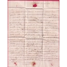 CAD TYPE 12 EN ROUGE BAGNOLS GARD 1831 POUR MONTPELLIER HERAULT LETTRE COVER FRANCE