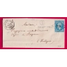 N°22 PC DU GC 2156 LA MAGISTERE TARN ET GARONNE BOITE RURALE A CLERMONT DESSUS LETTRE COVER FRANCE