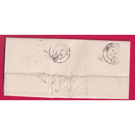 N°22 PC DU GC 2156 LA MAGISTERE TARN ET GARONNE BOITE RURALE A CLERMONT DESSUS LETTRE COVER FRANCE
