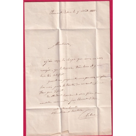 N°22 PC DU GC 2156 LA MAGISTERE TARN ET GARONNE BOITE RURALE A CLERMONT DESSUS LETTRE COVER FRANCE