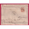 N°23 GC 4268 VILLEREAL LOT ET GARONNE 1863 POUR VILLENEUVE SUR LOT LETTRE COVER FRANCE