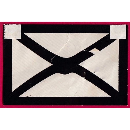 N°60 TAXE 40C TAMPON TIMBRE AYANT DEJA SERVI CAD TYPE 16 ST GAULTIER INDRE POUR ST BENOIT DU SAULT LETTRE COVER