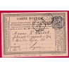 N°77 CONVOYEUR STATION TERRE NOIRE LOIRE POUR LYON INDICE 14 CARTE PRECURSEUR LETTRE COVER