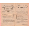 N°89 CAD NIMES IMPRIME PP POUR CENNES MONESTIER AUDE 1898 LETTRE COVER