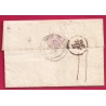 MARQUE P19P BASTIA CORSE FRANCHISE COMMUNE DE BASTIA POUR METZ MOSELLE 1828 LETTRE COVER
