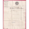 MARQUE P19P BASTIA CORSE FRANCHISE COMMUNE DE BASTIA POUR METZ MOSELLE 1828 LETTRE COVER