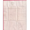 MARQUE P19P BASTIA CORSE FRANCHISE COMMUNE DE BASTIA POUR METZ MOSELLE 1828 LETTRE COVER