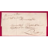 FRANCHISE LE PROCUREUR DU ROI CAB 1ER INSTANCE BASTIA CORSE 1844 POUR BASTIA LETTRE COVER