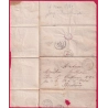CAD TYPE 22 GHISONI CORSE TAXE TAMPON 30 POUR BORDEAUX 1869 LETTRE COVER