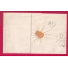 N°10 PC 2962 ST AIGNAN LOIR ET CHER 1853 POUR PARIS SIGNE CALVES LETTRE COVER