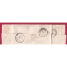 N°13 PAIRE PC 628 CASTELJALOUX LOT ET GARONNE 1860 POUR ESTANG GERS LETTRE COVER