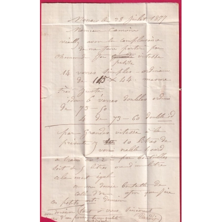 N°78 CAD MONACO PRINCIPAUTE POUR NICE ALPES MARITIMES LETTRE COVER