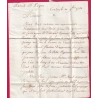 MARQUE TOULON VAR + PARIS 1781 POUR MADRID ESPAGNE TAXE 46 LETTRE COVER