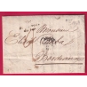 LETTRE ACHEMINEE DE NICE CURSIVE 78 ST LAURENT DU VAR 1849 POUR BORDEAUX ALPES MARITIMES LETTRE COVER