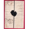 LETTRE ACHEMINEE DE NICE CURSIVE 78 ST LAURENT DU VAR 1849 POUR BORDEAUX ALPES MARITIMES LETTRE COVER