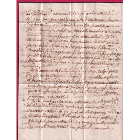 LETTRE ACHEMINEE DE NICE CURSIVE 78 ST LAURENT DU VAR 1849 POUR BORDEAUX ALPES MARITIMES LETTRE COVER