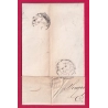 N°22 AMBULANT DE JOUR CAEN A PARIS 1868 LOSANGE CNP POUR VALENCE DROME LETTRE COVER