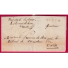 MARQUE 19 CORTE CORSE CONTRESEING FRANCHISE LE PROCUREUR DU ROI POUR CALVI 1827 LETTRE COVER
