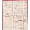 MARQUE CONQUIS 113 LIVOURNE LIVORNO ITALIE FRANCHISE LE COM DES GUERRE LAMBERT POUR PESCIA ITALIA 1812 LETTRE COVER