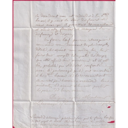 LETTRE PAR ESTAFETTE LE MAIRE DE VINS SUR CARAMY VAR 1831 POUR BRIGNOLES LETTRE COVER