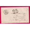 REEMPLOI TARDIF TAXE 25 TAMPON EN TARIF LOCAL PARIS POUR PARIS 1876 LETTRE COVER